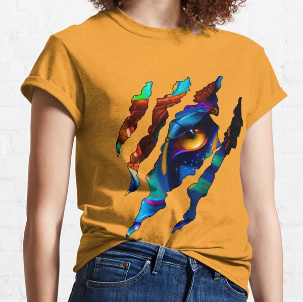 World of Pandora - Avatar - Neytiri and Claw Scratches Classic T-Shirt