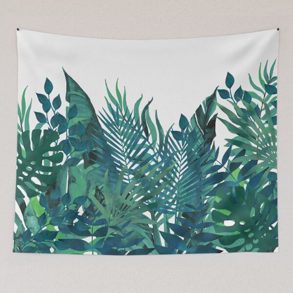 Item preview, Tropical, Palm, Hawaii Prints, Teal and Green designed and sold by meggydesigns.
