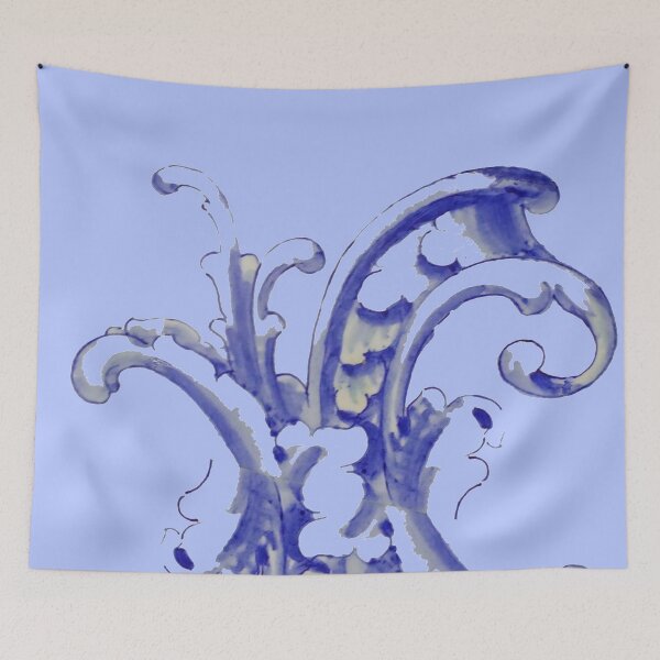 Item preview, Baroque scrollwork - Azulejo 1.1 RazMeyrelles 2018 designed and sold by MeyrellesMartin.