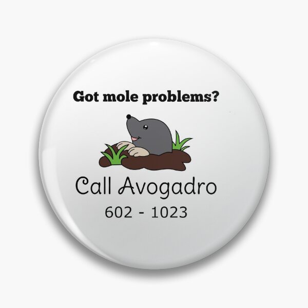 Item preview, Mole Problems? Call Avogadro designed and sold by ilexdesigns.