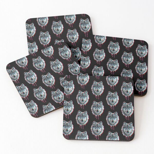 Item preview, Wolf Pattern / Close Up -Black designed and sold by primawm.