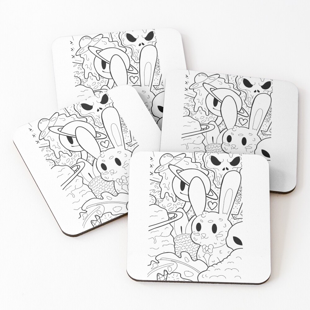 Item preview, Coasters (Set of 4) designed and sold by Vgdraw.