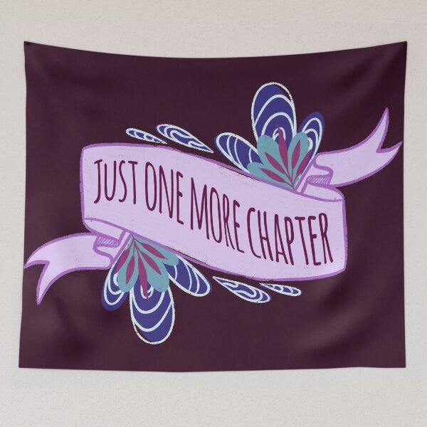 Item preview, Just One More Chapter Banner designed and sold by Manda Lyn LaCorte.