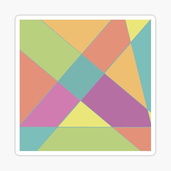Colorfully Cool in Summers Sticker