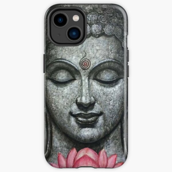 Boudha and the Lotus flower iPhone Tough Case