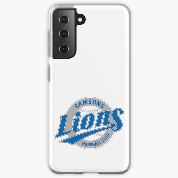 KBO SAMSUNG LIONS Logo Emblem - Korea Baseball Merch Hat Snapback Caps Mug Cup Samsung Galaxy Soft Case