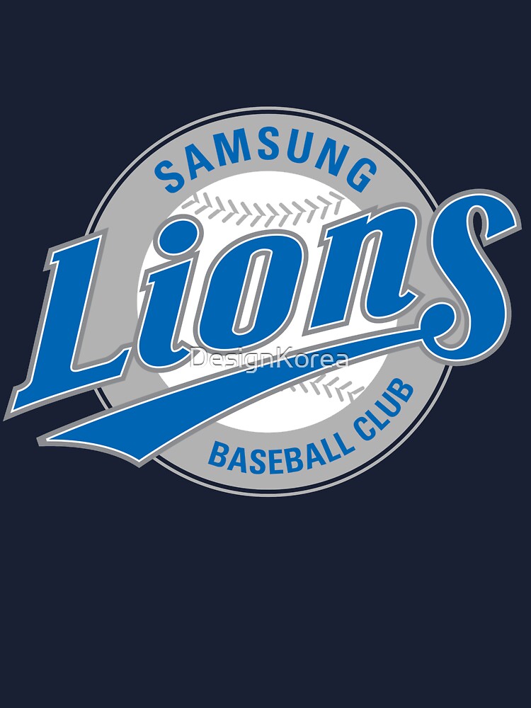 Samsung Lions Seoul KBO Logo T-Shirt summer top sports fan t