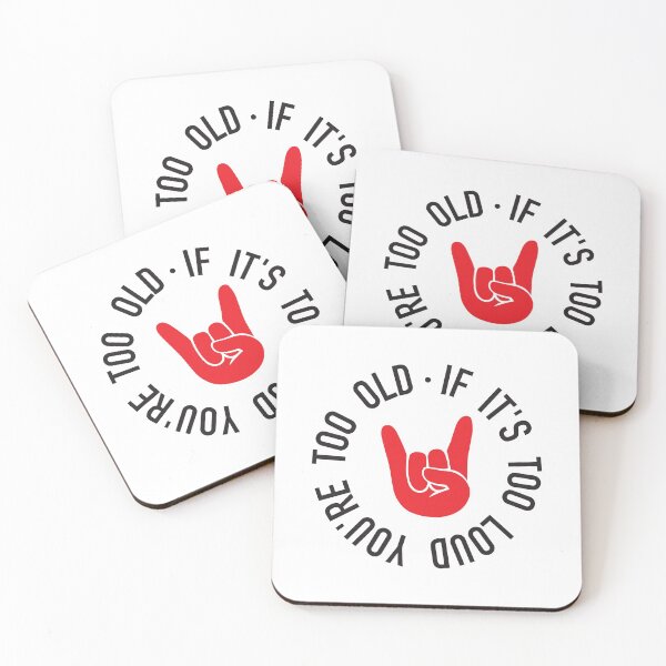 Item preview, If it is too loud you are too old - Red-White designed and sold by ulianamusi.