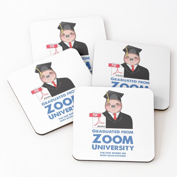 Item preview, Sloth Graduated from Zoom University  designed and sold by SuperrSunday.