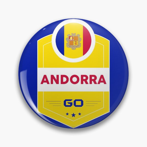 Item preview, ANDORRA FLAG SHIELD  designed and sold by MarkMotta.
