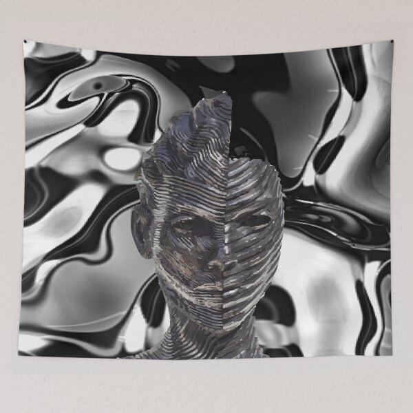 Item preview, WOMAN IN LIQUID TITANIUM   designed and sold by johnnyssandart.