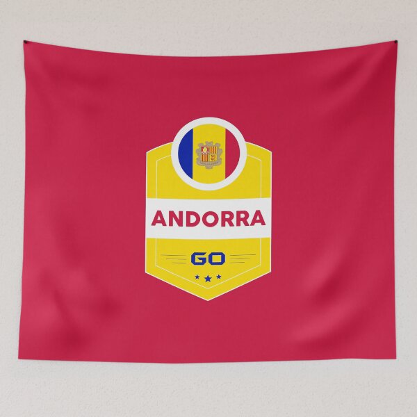 Item preview, ANDORRA FLAG SHIELD  designed and sold by MarkMotta.