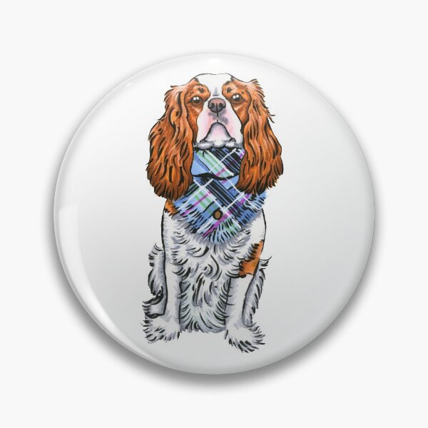 Item preview, Cavalier King Charles Spaniel - Blenheim Scarf designed and sold by jollyinu.