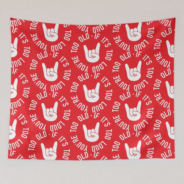 Item preview, If it is too loud you are too old - White designed and sold by ulianamusi.