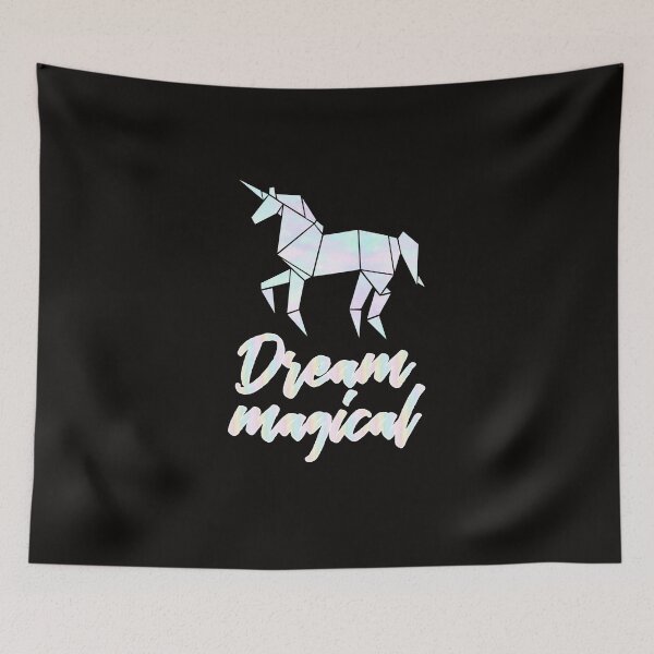 Item preview, Origami dream magical unicorn horse designed and sold by Schmuddelshirt.