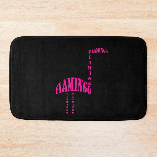 Item preview, Pink vintage typography Flamingo designed and sold by ShineEyePirate.