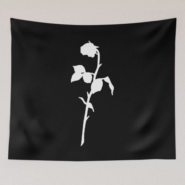 Item preview, Lil Peep Rose Face Tattoo Original Design in white designed and sold by nmrkdesigns.