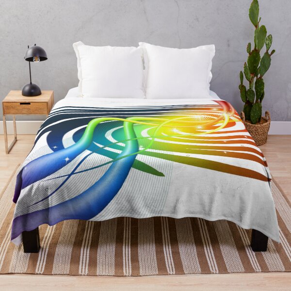 Item preview, Funky Rainbow Ribbon and Stars Pattern designed and sold by yougalore.