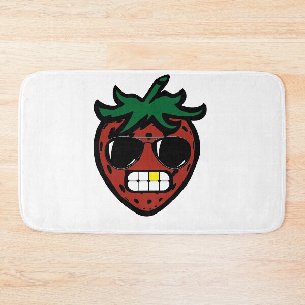 Item preview, Strawberry with Sunglasses and golden tooth designed and sold by Rustic Valley Studio.