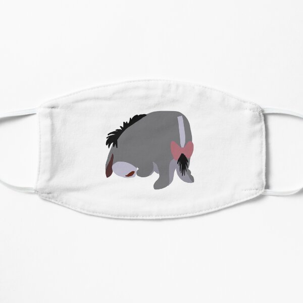 Sad Donkey Sticker Flat Mask