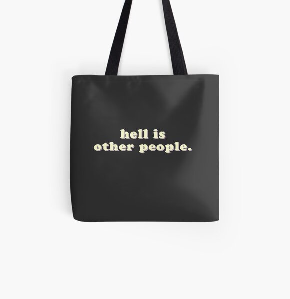 Tote Bag Jean Paul Sartre L Enfer Est D Autres Personnes Par Alanpun Redbubble