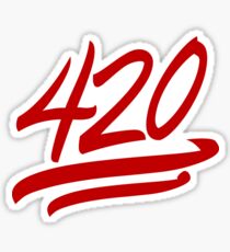 420 Emoji Sticker Sticker