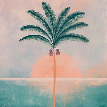 Artwork thumbnail, Palm tree by PatternCreator