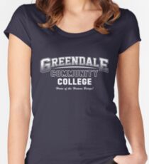 GREENDALE COMMUNITY COLLEGE Women's Fitted Scoop T-Shirt