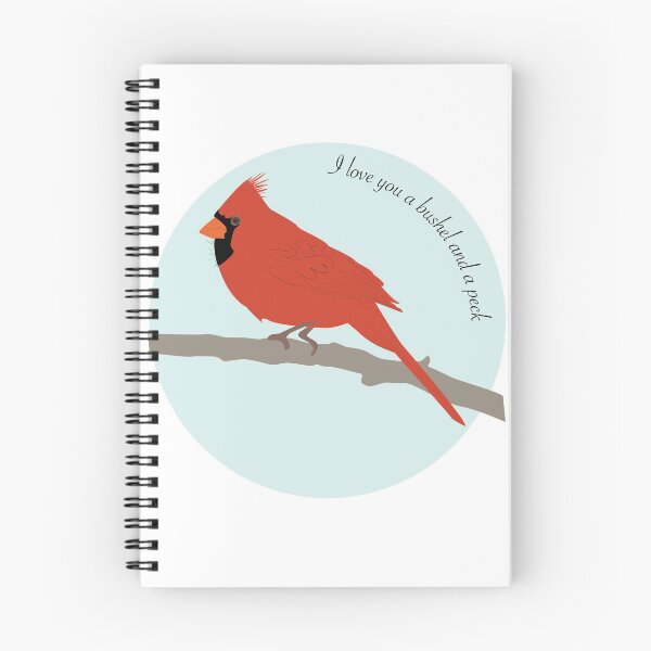 Item preview, I love you a bushel and a peck cardinal designed and sold by Madeline McKay.