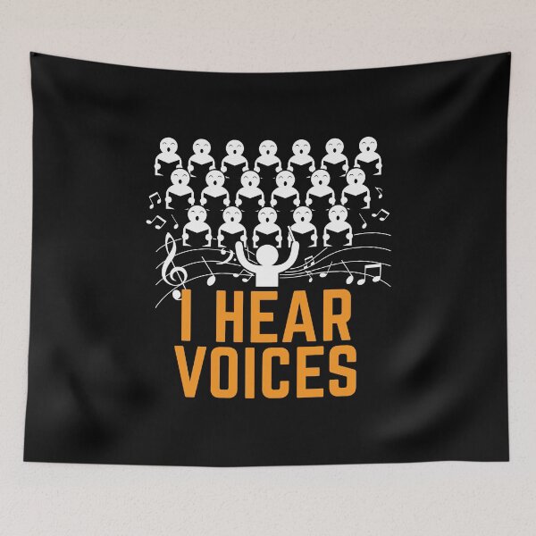 Item preview, I Hear Voices Choir Music Teacher Gift designed and sold by haselshirt.