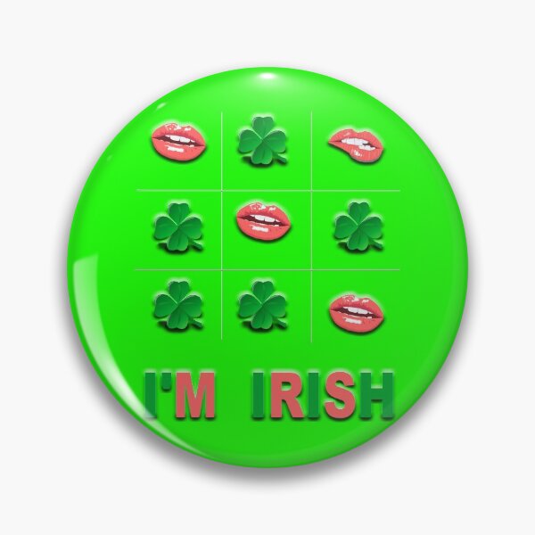 Item preview, Tic Tac Toy Game - St.Patrick's Day - Lucky Shamrock for Love - Kiss me designed and sold by BestStuffDepot.
