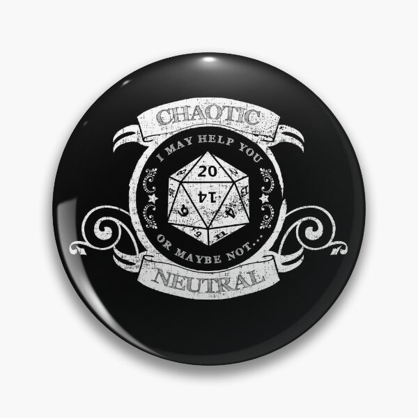 Item preview, Chaotic neutral RPG Alignment Distressed designed and sold by shadowisper.