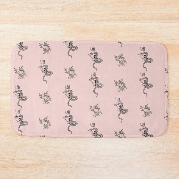 Item preview, Ink Pattern - Hand Drawn Grunge Serpent and Rose  designed and sold by CheHojas.