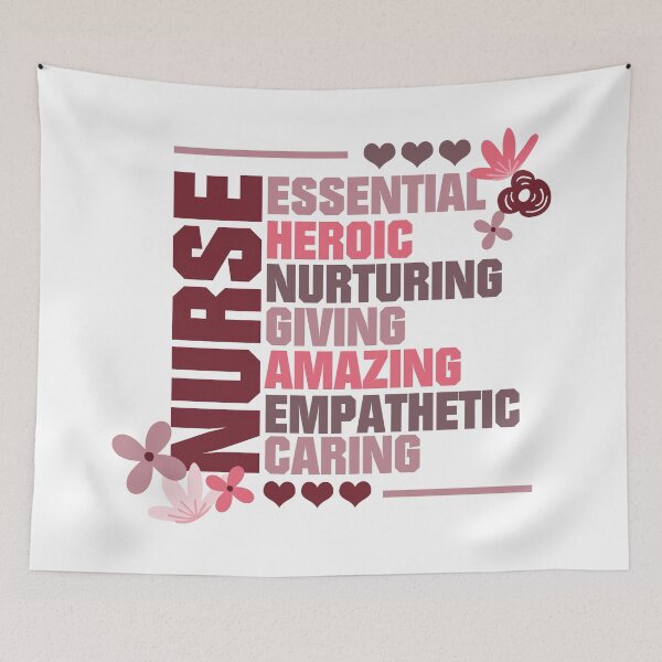 Item preview, Nurse Essential Worker Hero designed and sold by blackartmatters.