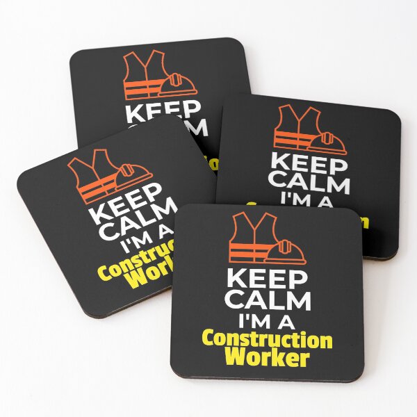 Item preview, Keep Calm, I'm a Construction Worker designed and sold by friendlyspoon.