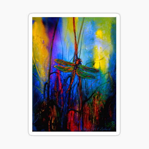 Early One Morning..Dragonfly Towards The Light #5 Sticker
