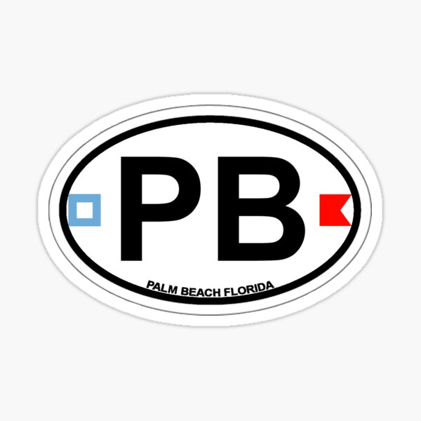 Palm Beach - Florida. Sticker