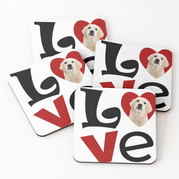Item preview, I Love You, Akbash Dog in Heart Design - Happy puppy lovers gift designed and sold by BestStuffDepot.
