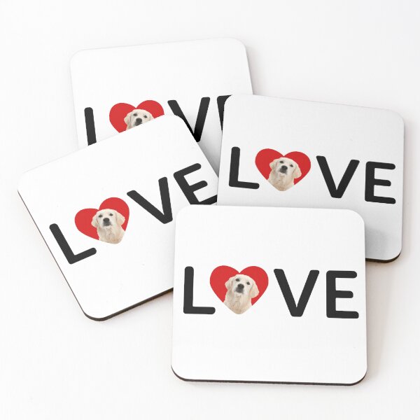 Item preview, I Love You, Akbash Dog in Heart Design - Happy puppy lovers gift designed and sold by BestStuffDepot.