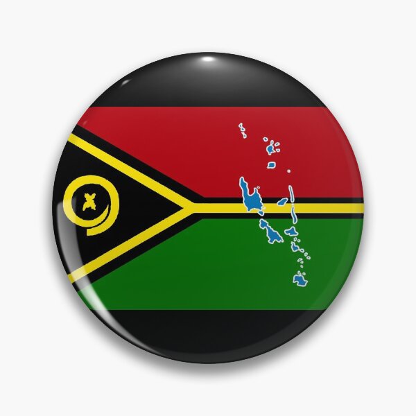 Item preview, Flag of Vanuatu with Map of Vanuatu designed and sold by Havocgirl.