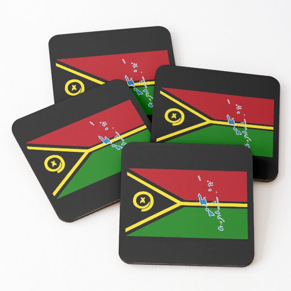 Item preview, Flag of Vanuatu with Map of Vanuatu designed and sold by Havocgirl.