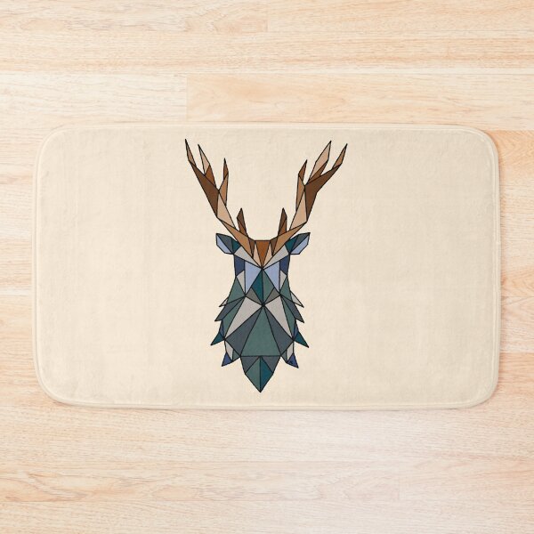 Item preview, Geometric Deer || Woods || Forest || Nature || Shapes || Abstract Deer  designed and sold by Hilary Leslie.