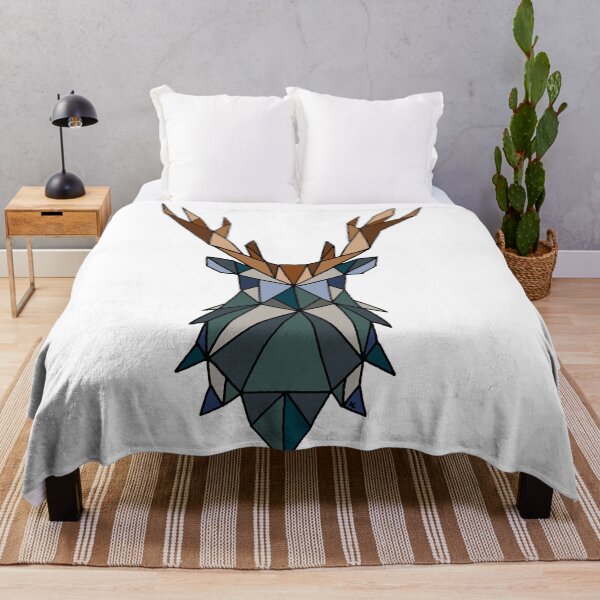 Item preview, Geometric Deer || Woods || Forest || Nature || Shapes || Abstract Deer designed and sold by Hilary Leslie.