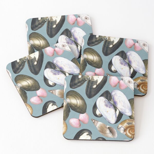 Item preview, Treasures of the Baltic Sea (Blue Background) designed and sold by illucalliart.