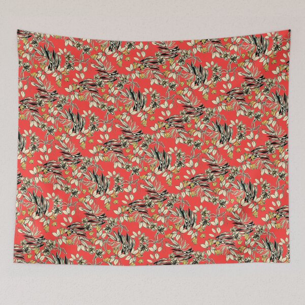 Item preview, Tropical Leaves and Flowers Tropical Paradise designed and sold by mythandframe.