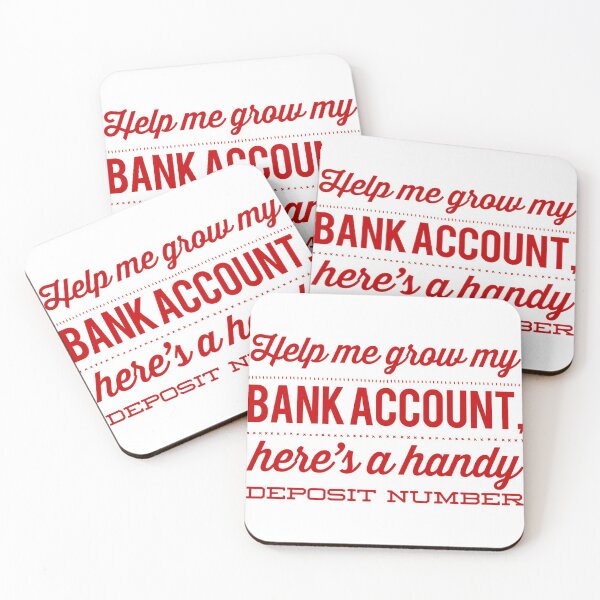 Item preview, Help Me Grow My Bank Account, Here's A Handy Deposit Number designed and sold by OfferHeat.
