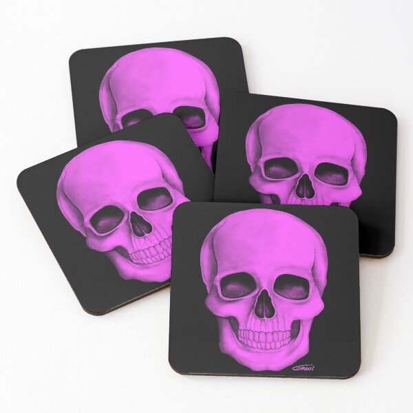 Item preview, Pink Skull (On Dark Background) designed and sold by GDGCreations.
