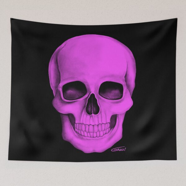 Item preview, Pink Skull (On Dark Background) designed and sold by GDGCreations.