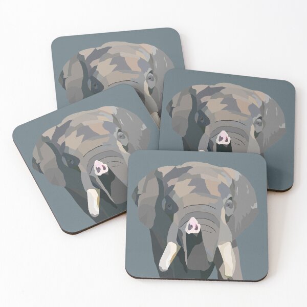 Item preview, Shaka the African Elephant designed and sold by rhiansanimalart.