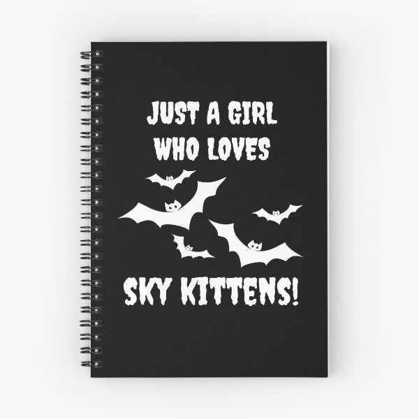 Item preview, Just A Girl Who Loves Sky Kittens Bat designed and sold by fizzypoptees.
